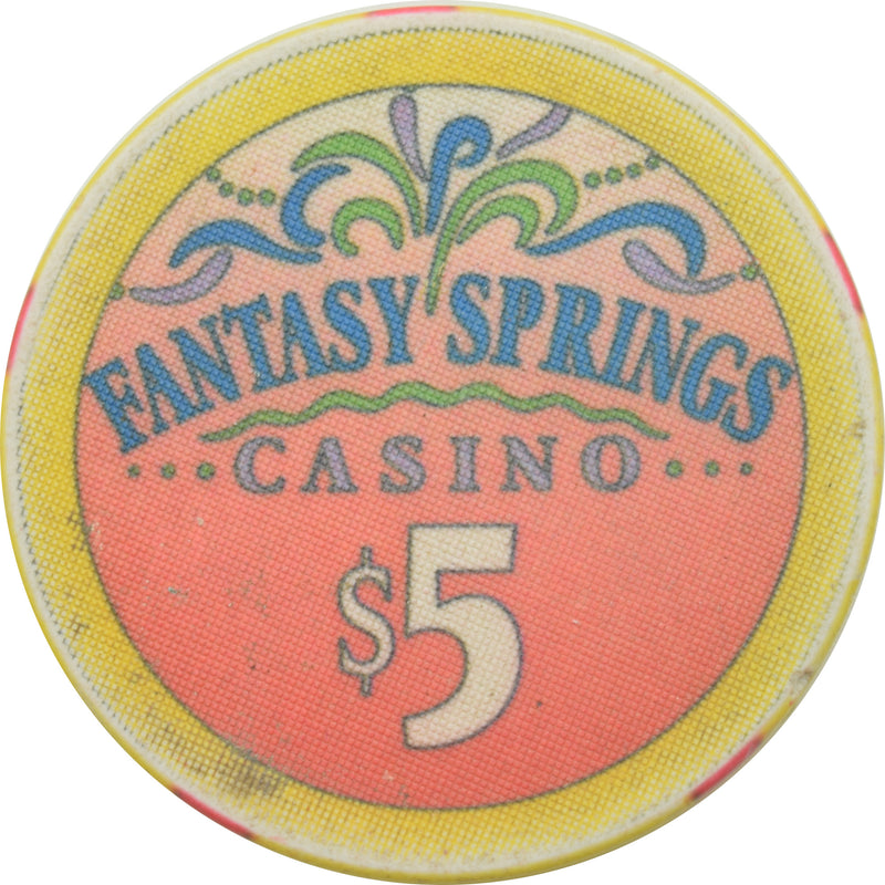 Fantasy Springs Casino Indio California $5 Chip