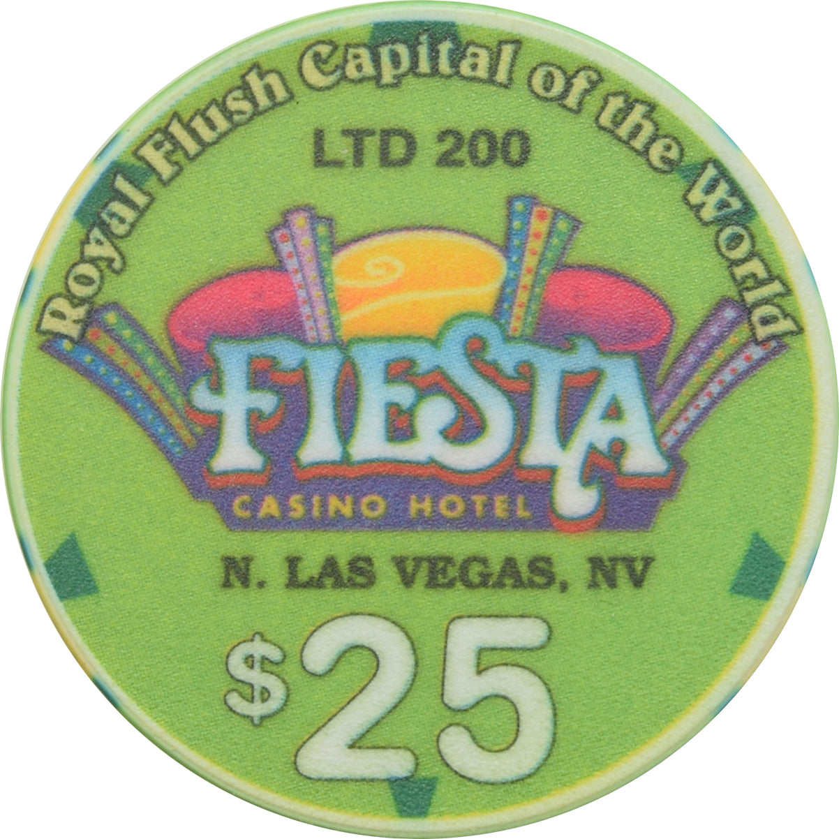 Fiesta Casino North Las Vegas Nevada $25 Last Chip of the Millennium 1999