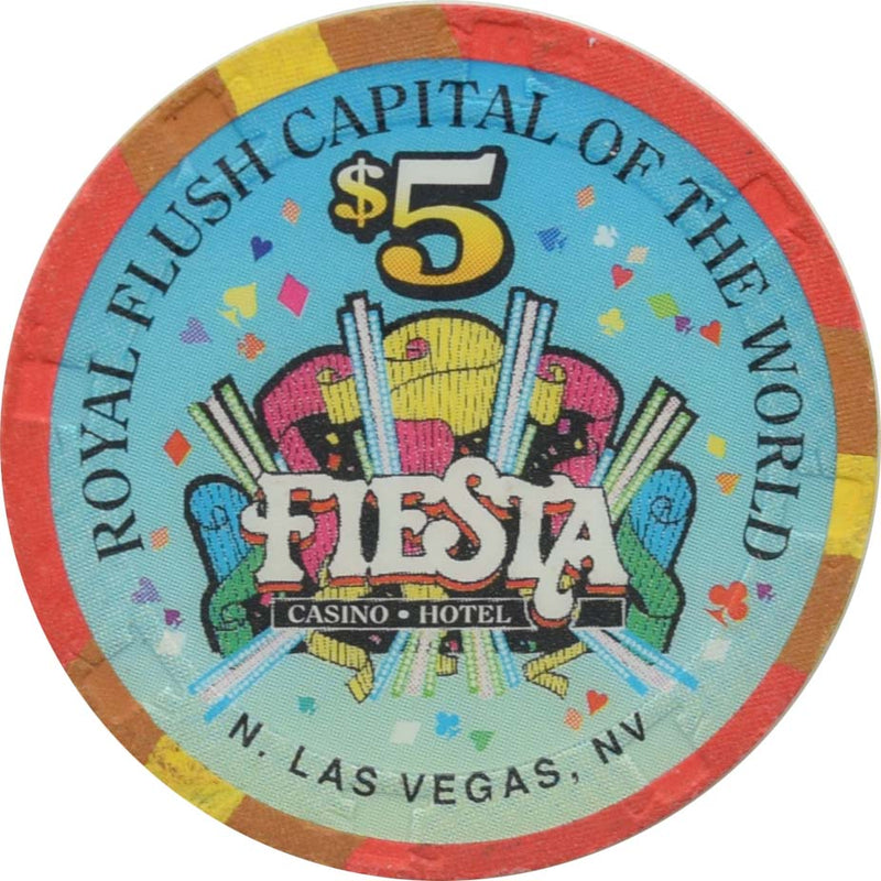 Fiesta Casino North Las Vegas Nevada $5 United States Air Force 50th Anniversary Chip 1997