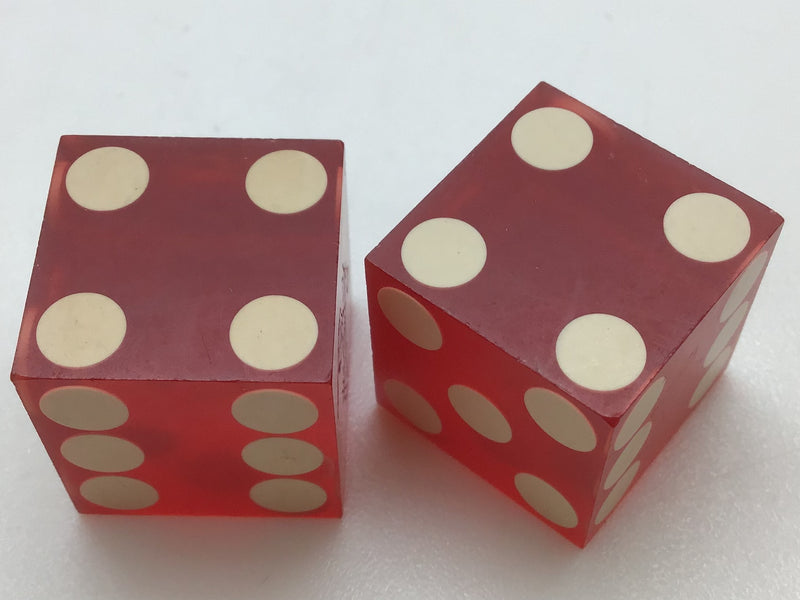 Cal Neva Reno Nevada Red Dice Pair Vintage