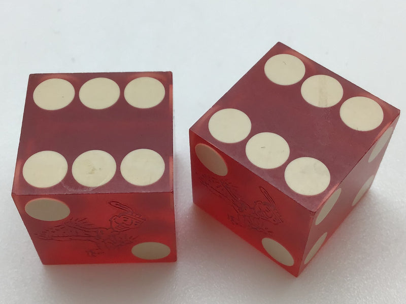 Cal Neva Reno Nevada Red Dice Pair Vintage