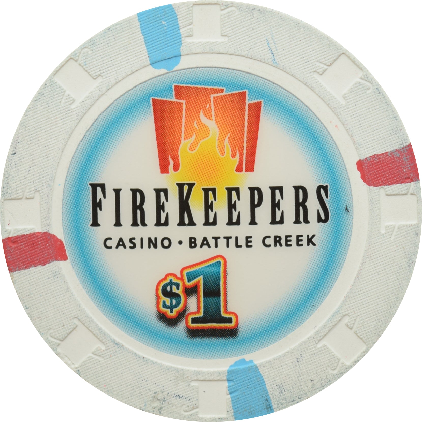 Firekeepers Casino Battle Creek MI $1 Chip