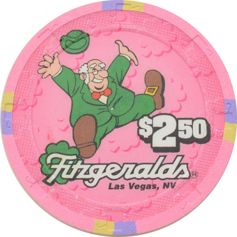 Fitzgeralds Casino Las Vegas Nevada $2.50 Chip 1999