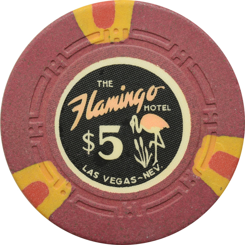 Flamingo Casino Las Vegas Nevada $5 Chip 1960