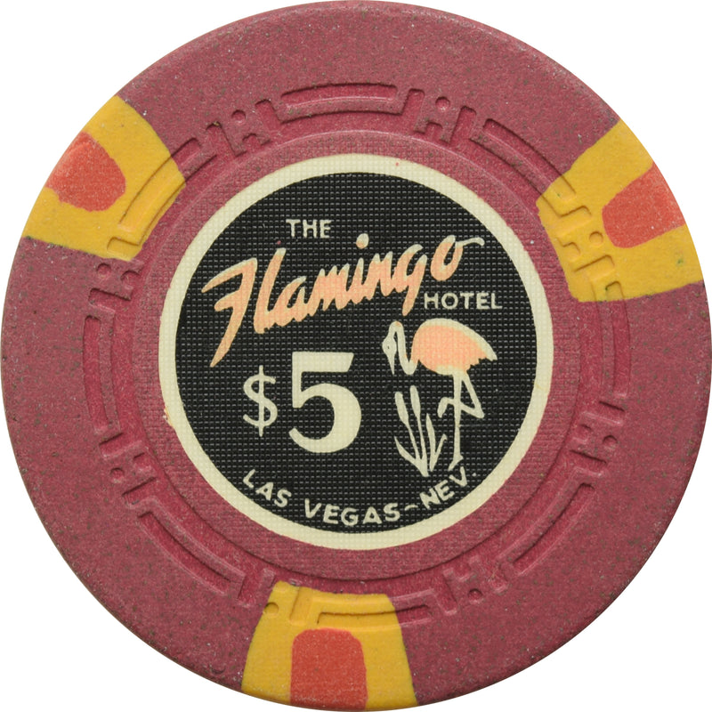 Flamingo Casino Las Vegas Nevada $5 Chip 1960