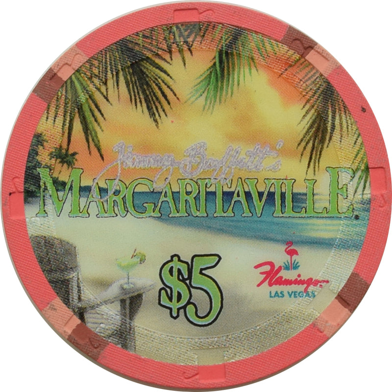 Flamingo Margaritaville Casino Las Vegas Nevada $5 Chip 2007