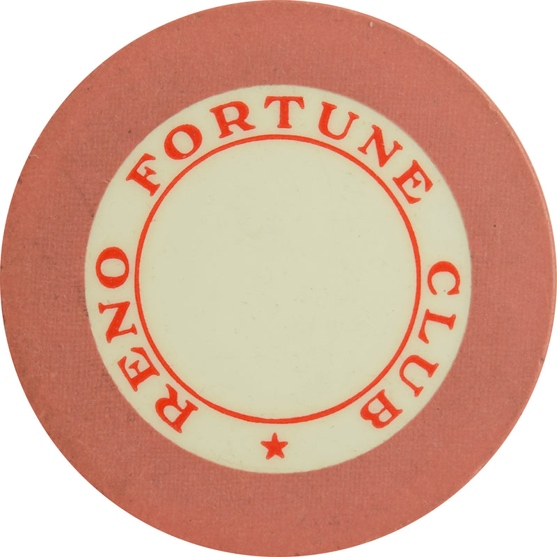 Fortune Club Casino Reno Nevada Chip 1937