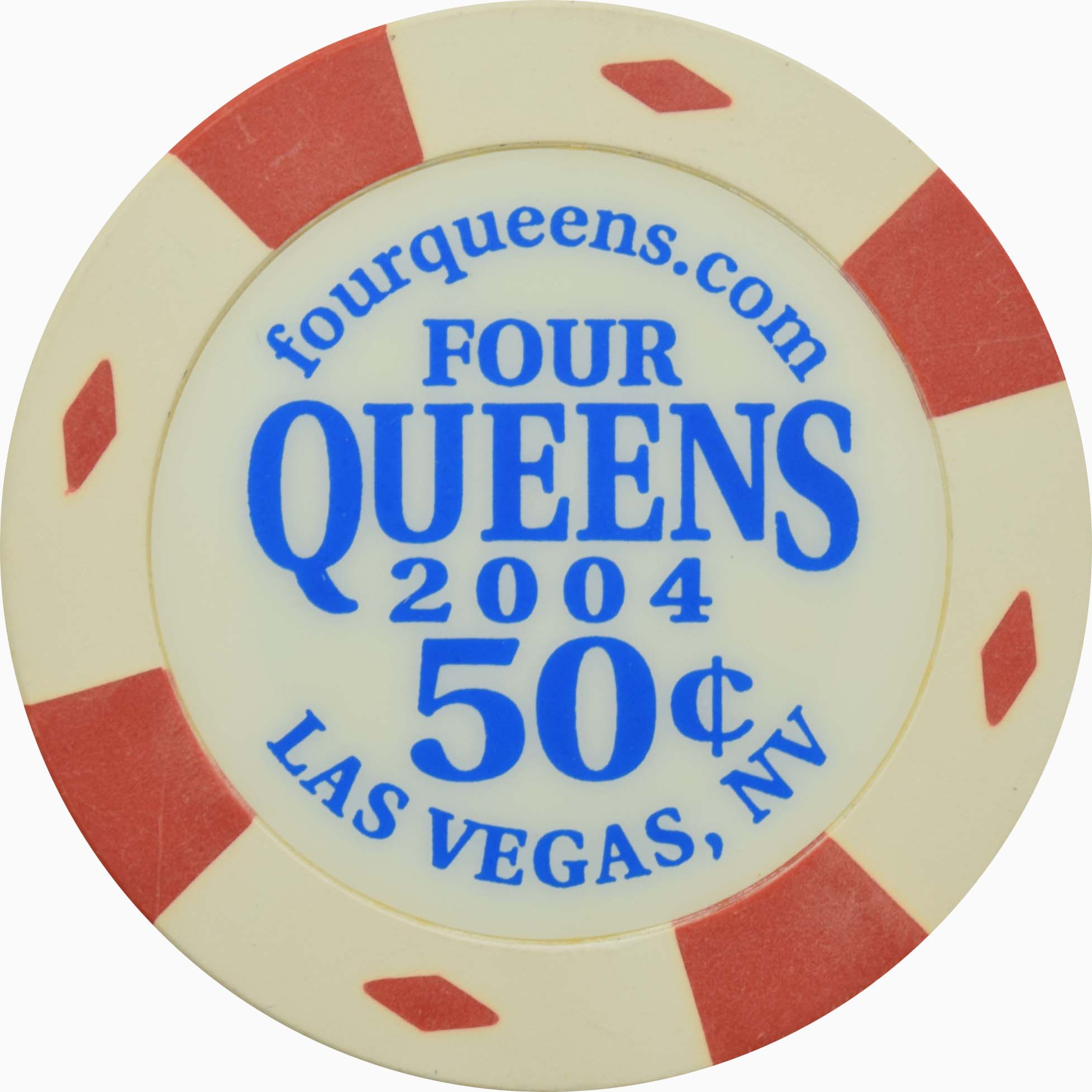 Four Queens Casino Las Vegas Nevada 50 Cent Chip 2004