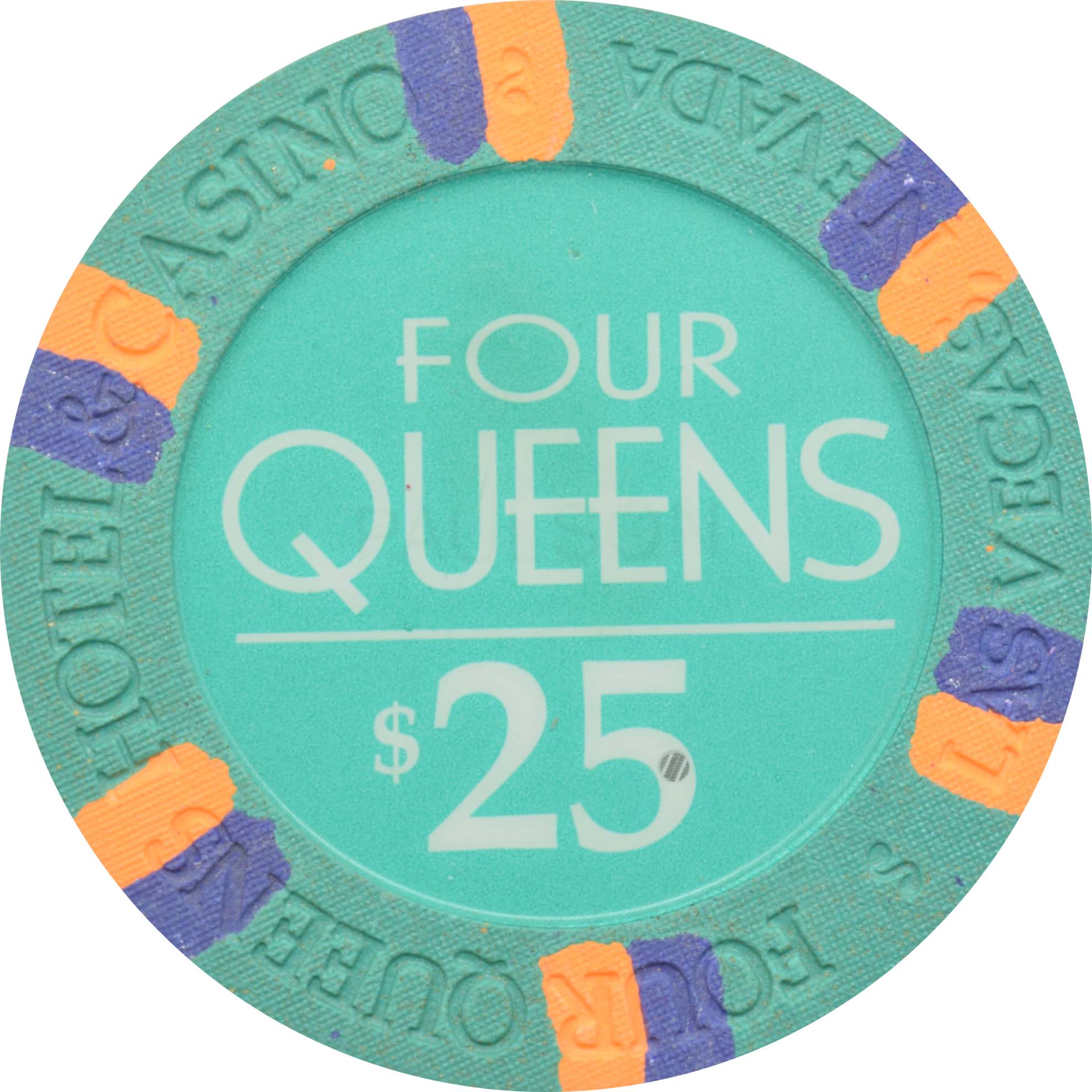 Four Queens Las Vegas Nevada $25 Chip 2000