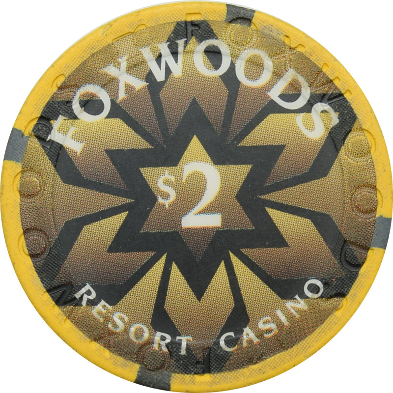 Foxwoods Casino Ledyard Connecticut $2 Chip