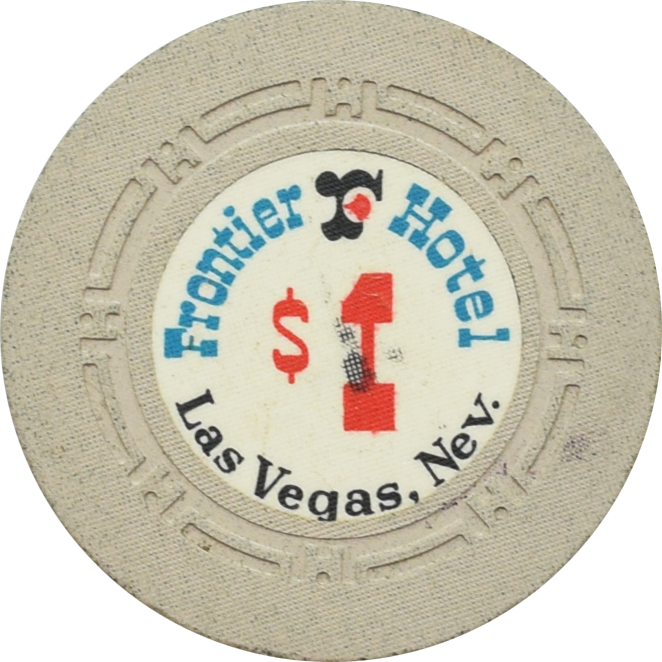 Frontier Hotel Casino Las Vegas Nevada $1 Chip 1967