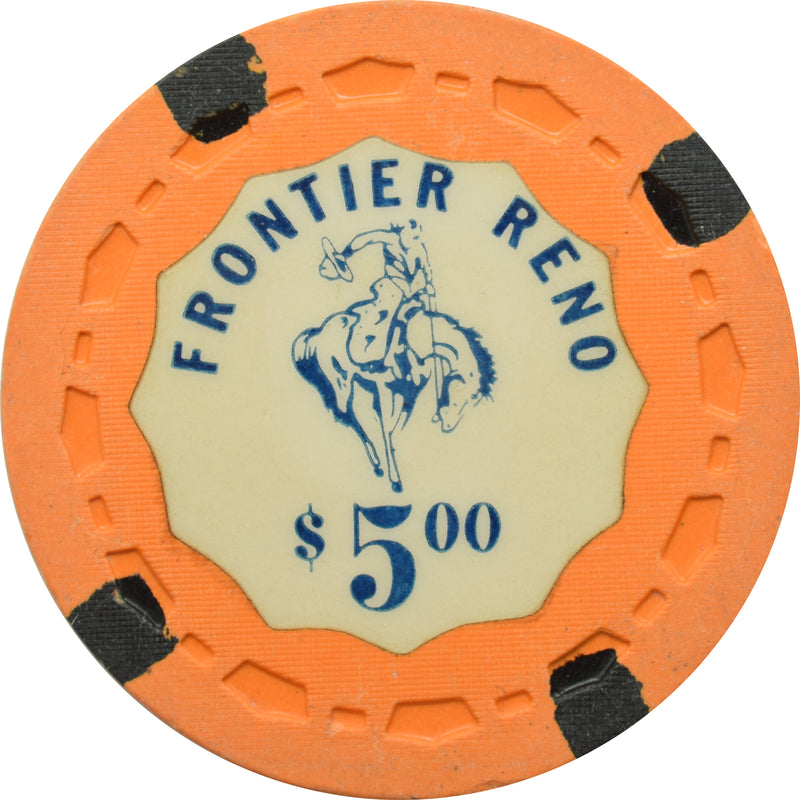 Frontier Club Casino Reno Nevada $5 Chip 1960