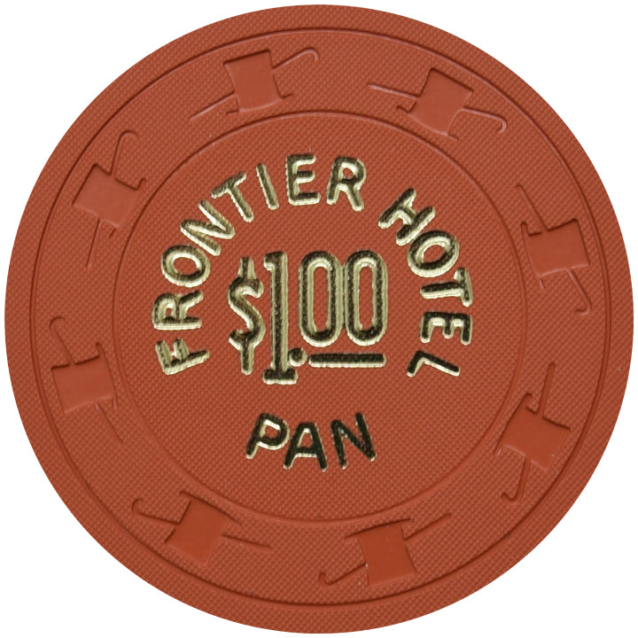 Frontier Hotel Casino Las Vegas Nevada $1 PAN Chip 1960s