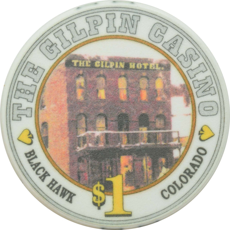 The Gilpin Casino Black Hawk Colorado $1 Chip