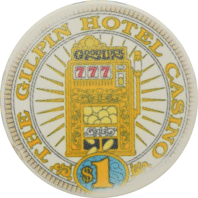 The Gilpin Casino Black Hawk Colorado $1 Chip