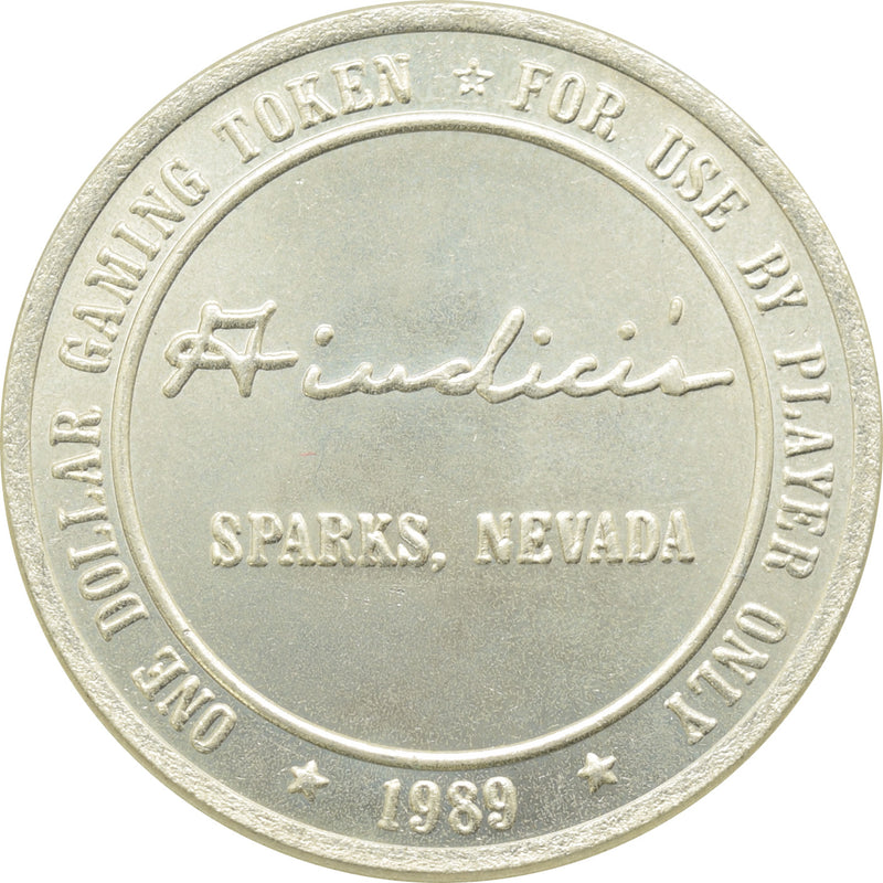 Giudici's (Victorian Gambling Hall) Casino Sparks NV $1 Token 1989