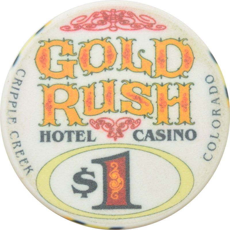 Gold Rush Casino Cripple Creek Colorado $1 Chip