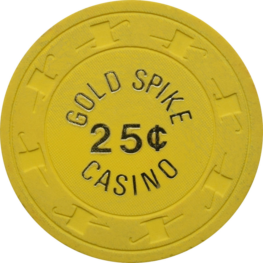 Gold Spike Casino Las Vegas Nevada 25 Cent Chip 1981