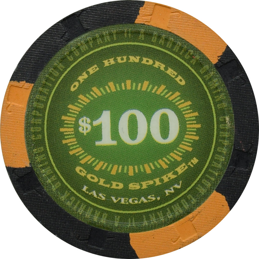 Gold Spike Casino Las Vegas Nevada $100 Chip 2004