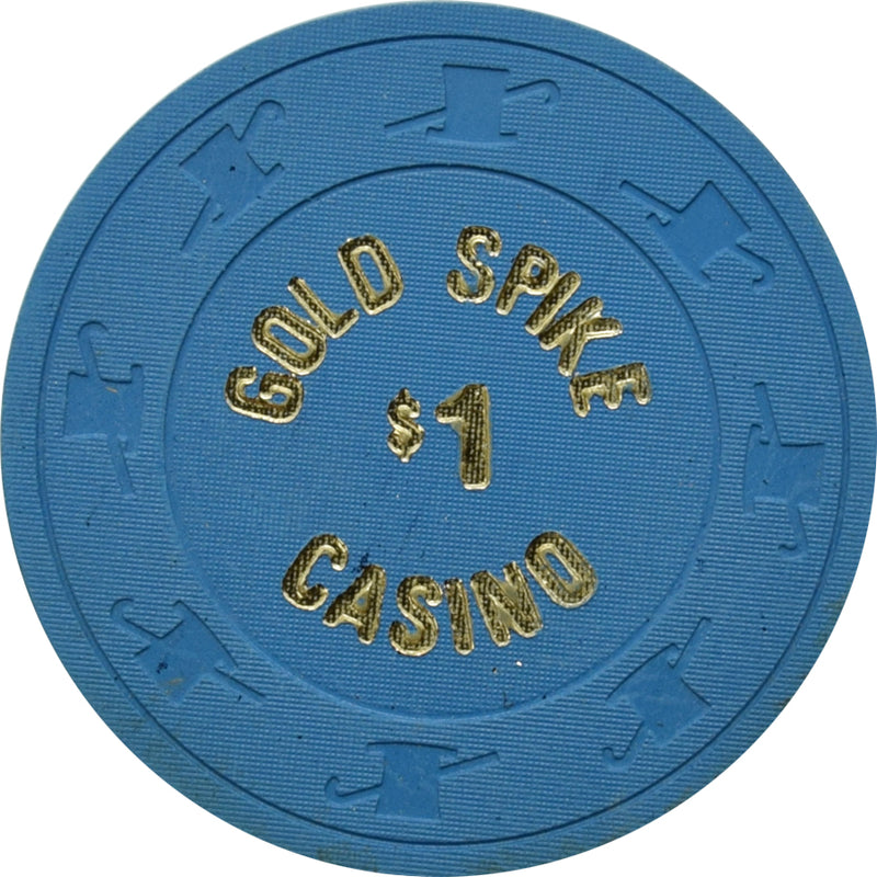 Gold Spike Casino Las Vegas Nevada $1 Chip 1981