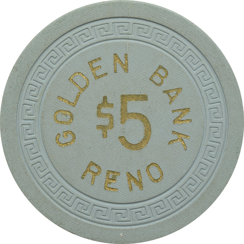 Golden Bank Club Casino Reno Nevada  $5 Chip 1950s