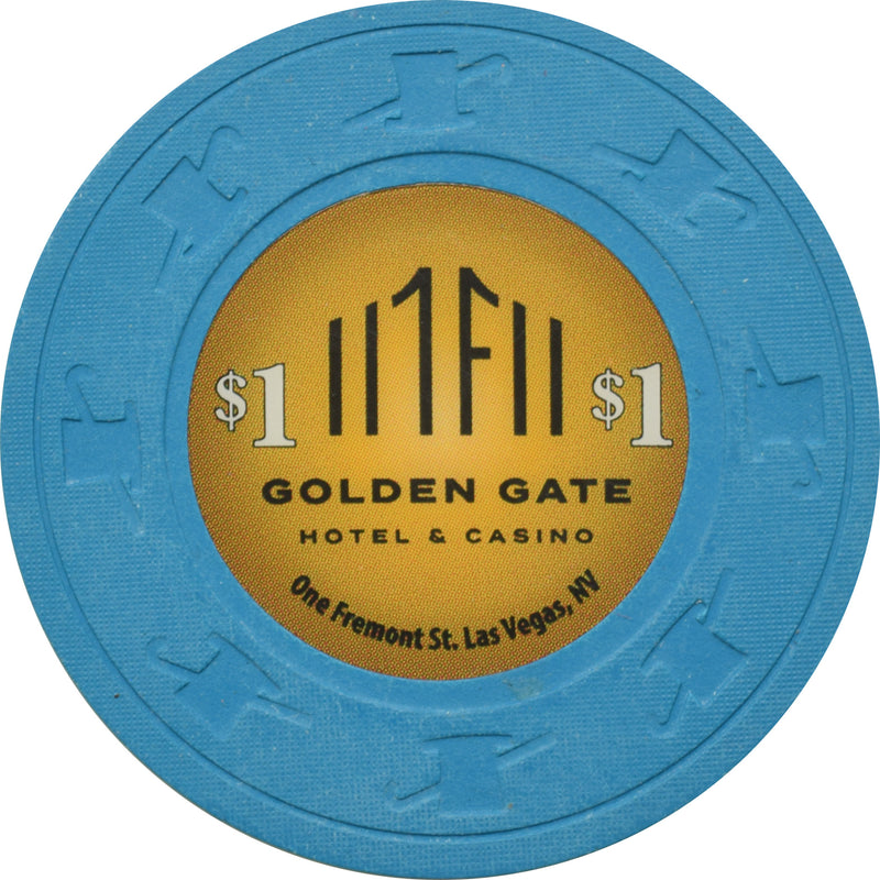 Golden Gate Casino Las Vegas Nevada $1 Chip 2021