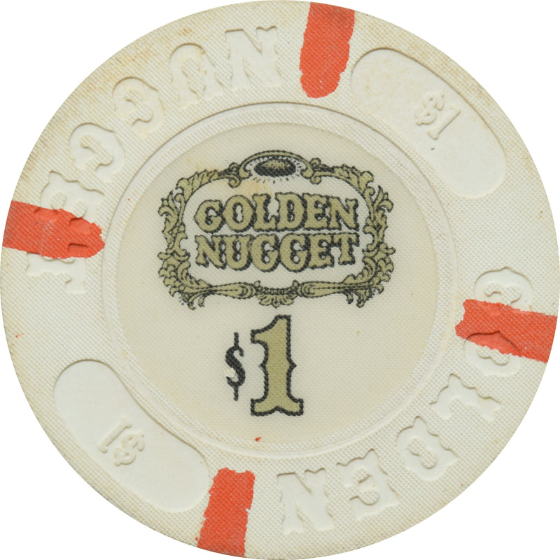 Golden Nugget Casino Atlantic City New Jersey $1 Logo Chip