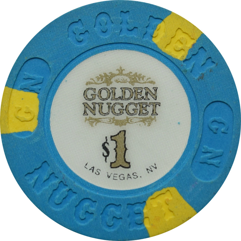 Golden Nugget Casino Las Vegas Nevada $1 Chip 1996