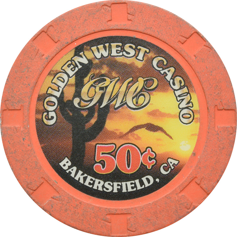 Golden West Casino Bakersfield California 50 Cent Chip