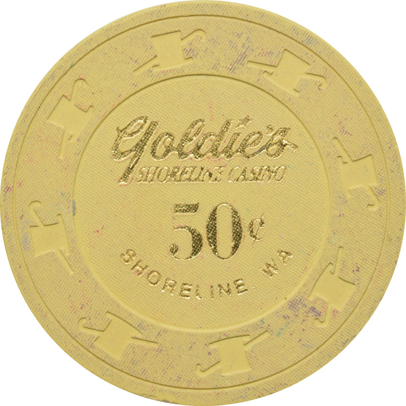 Goldie's Casino Shoreline Washington 50 Cent Chip