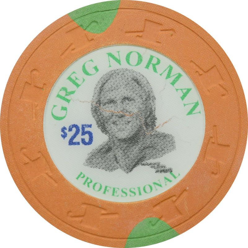 Greg Norman $25 Ochre Paulson Fantasy Chip