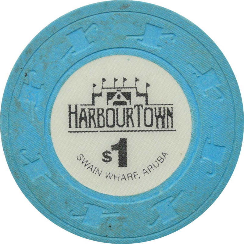 Harbourtown Casino Oranjestad Aruba $1 Chip