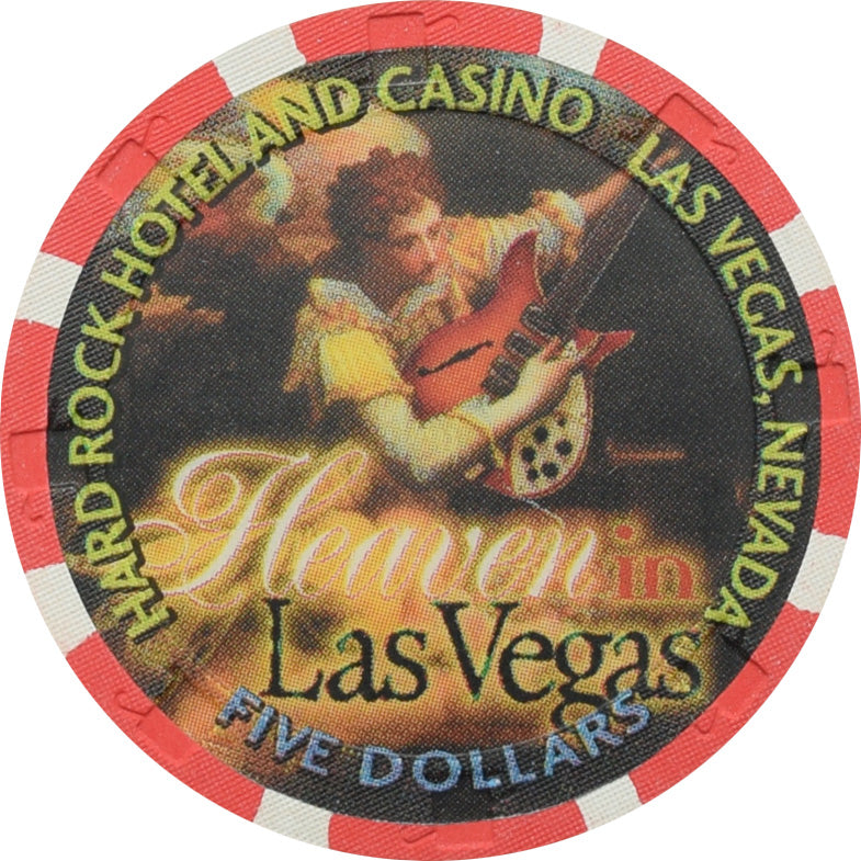 Hard Rock Casino Las Vegas Nevada $5 Christmas Chip 1999