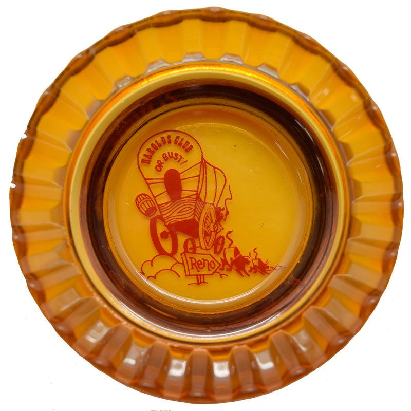 Harold's Club Casino Ashtray Reno Nevada "Harold's Club or Bust"