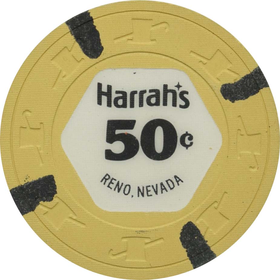 Harrah's Casino Reno Nevada 50 Cent Chip 1970s