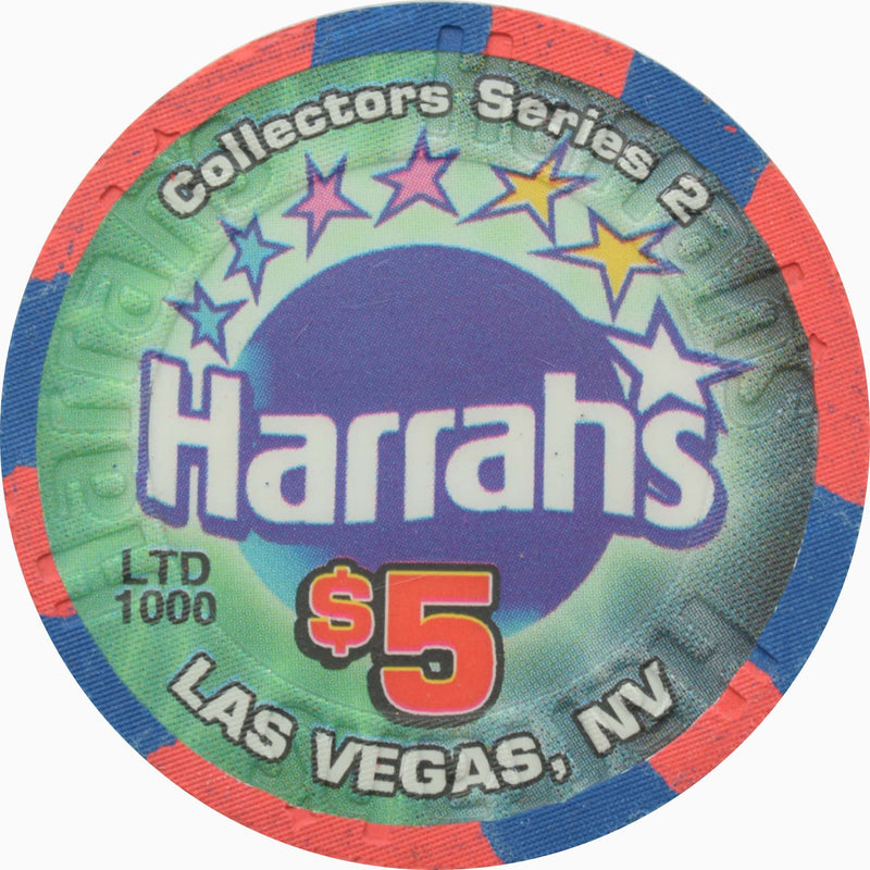 Harrah's Casino Las Vegas Nevada $5 Big Game Day Ball Chip 2002