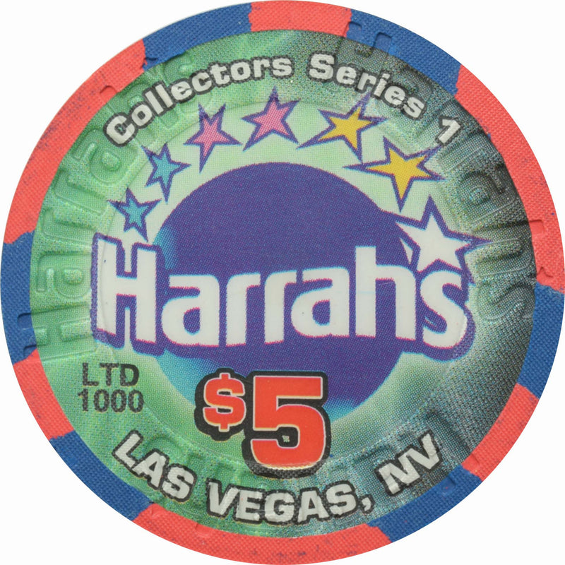 Harrah's Casino Las Vegas Nevada $5 Big Game Day Player Chip 2002