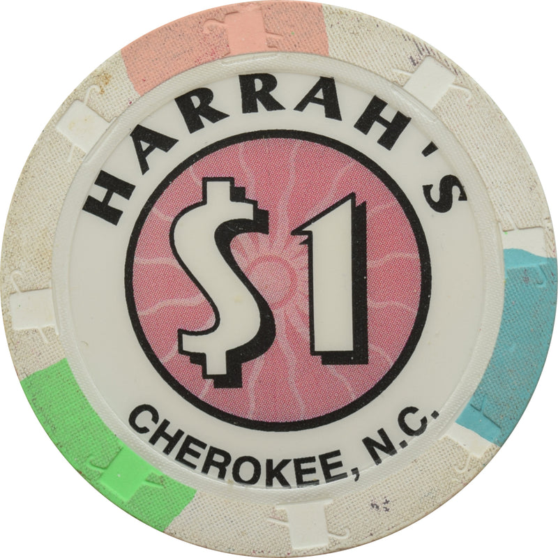 Harrah's Casino Cherokee North Carolina $1 Chip