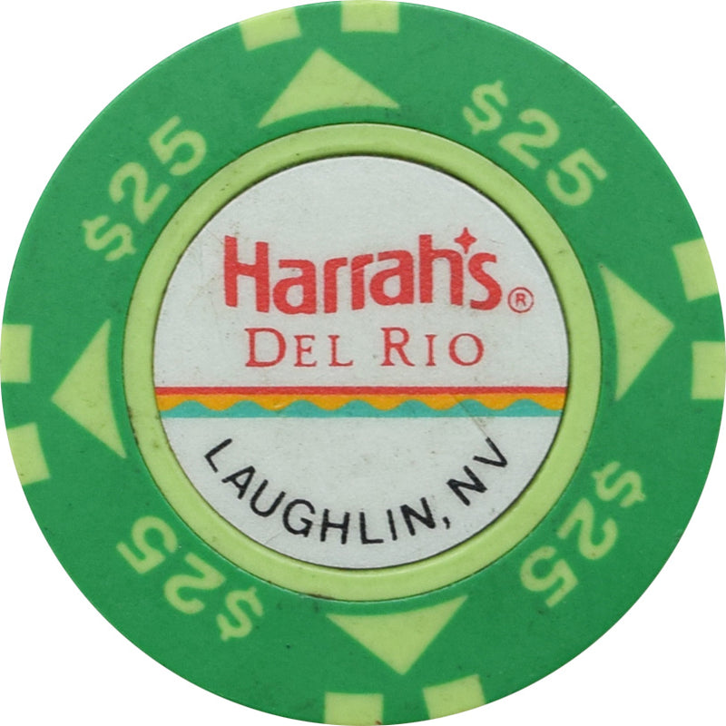 Harrah's Del Rio Casino Laughlin Nevada $25 Chip 1988