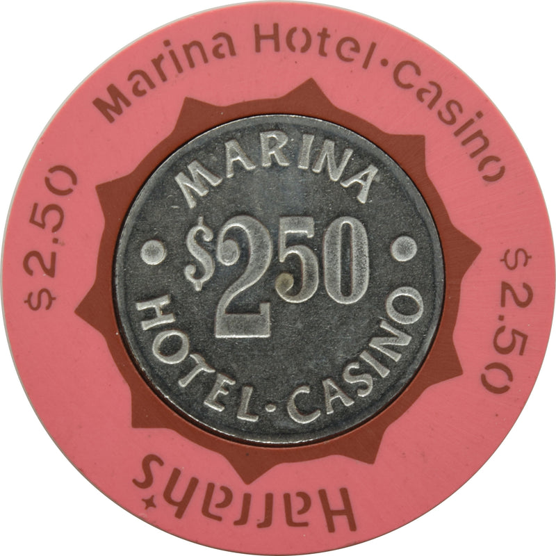 Harrah's Marina Casino Atlantic City New Jersey $2.50 Chip