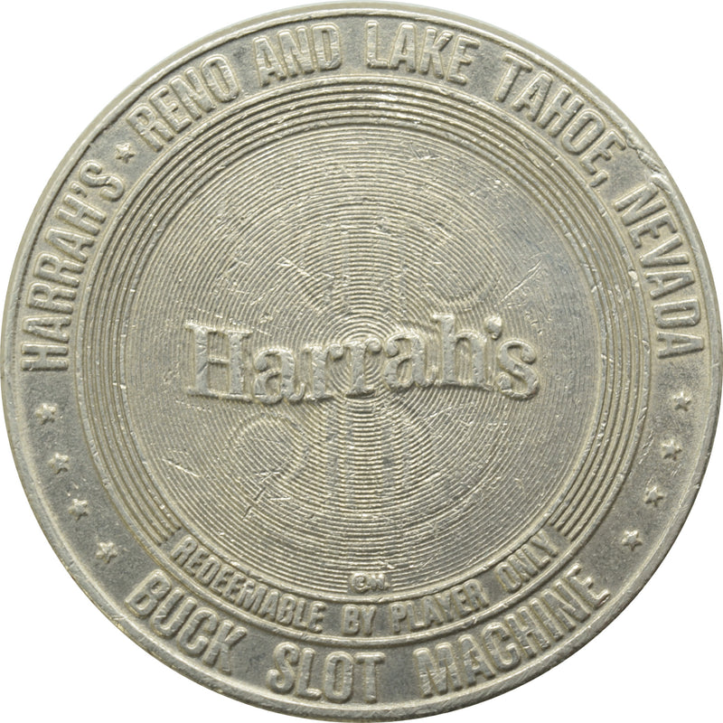 Harrah's Casino Reno/Tahoe Nevada $1 Token 1965