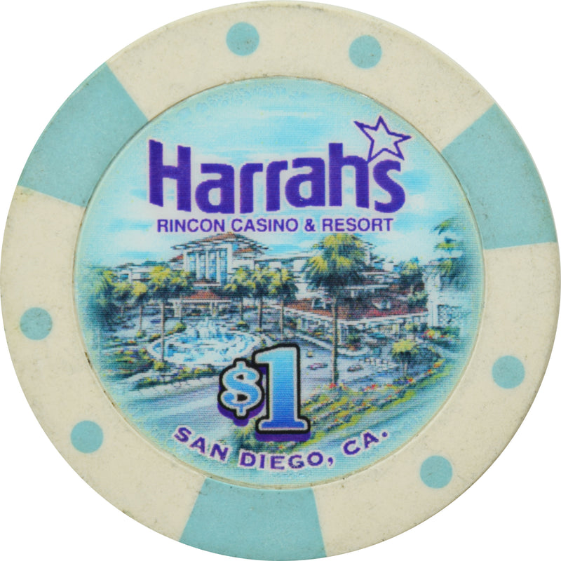 Harrah's Rincon Casino Valley Center California $1 Chip