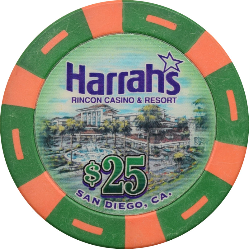 Harrah's Rincon Casino San Diego CA $25 Chip