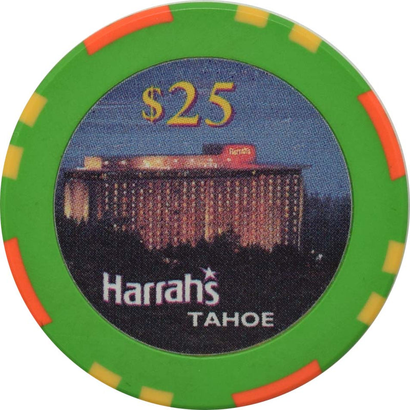 Harrah's Casino Lake Tahoe Nevada $25 Chip 1996