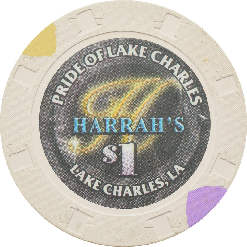 Harrah's Pride Casino Lake Charles LA $1 Chip