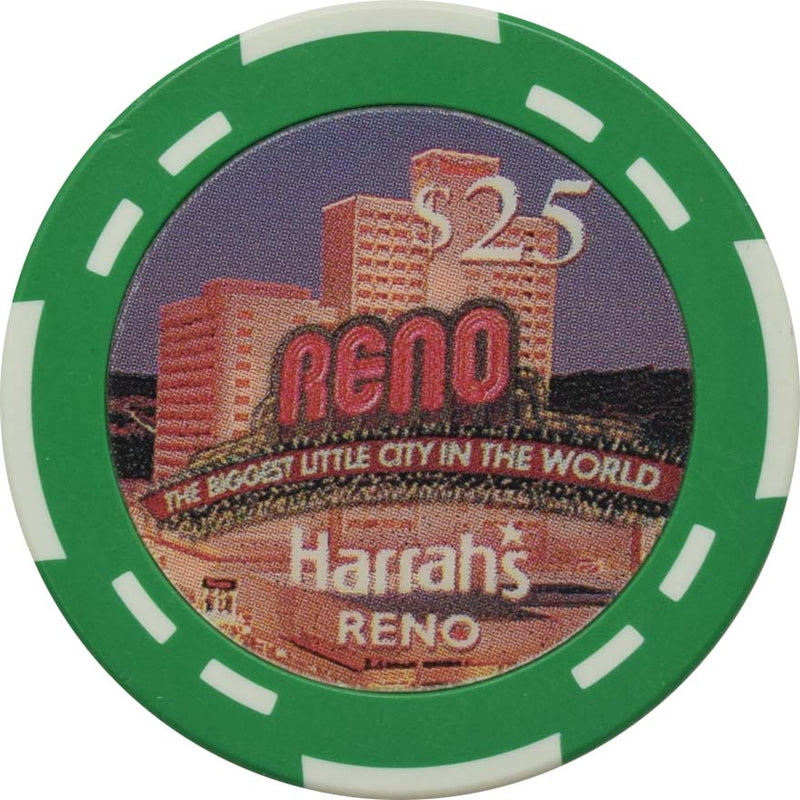 Harrah's Casino Reno Nevada $25 Chip 1996