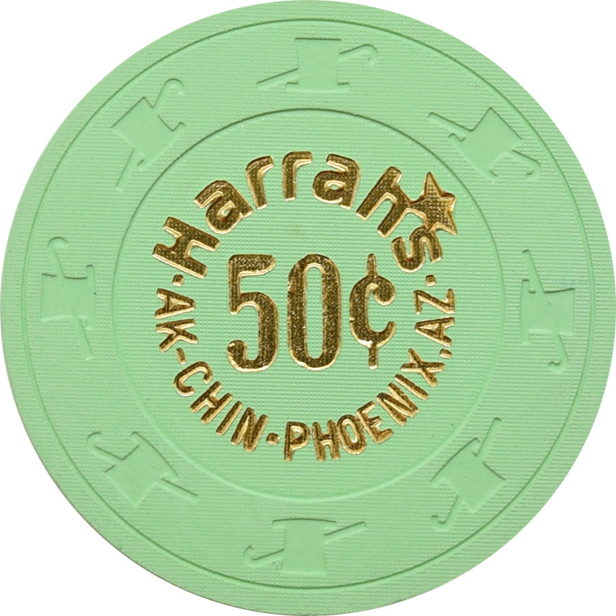 Harrah's Ak-Chin Casino Maricopa Arizona 50 Cent Chip