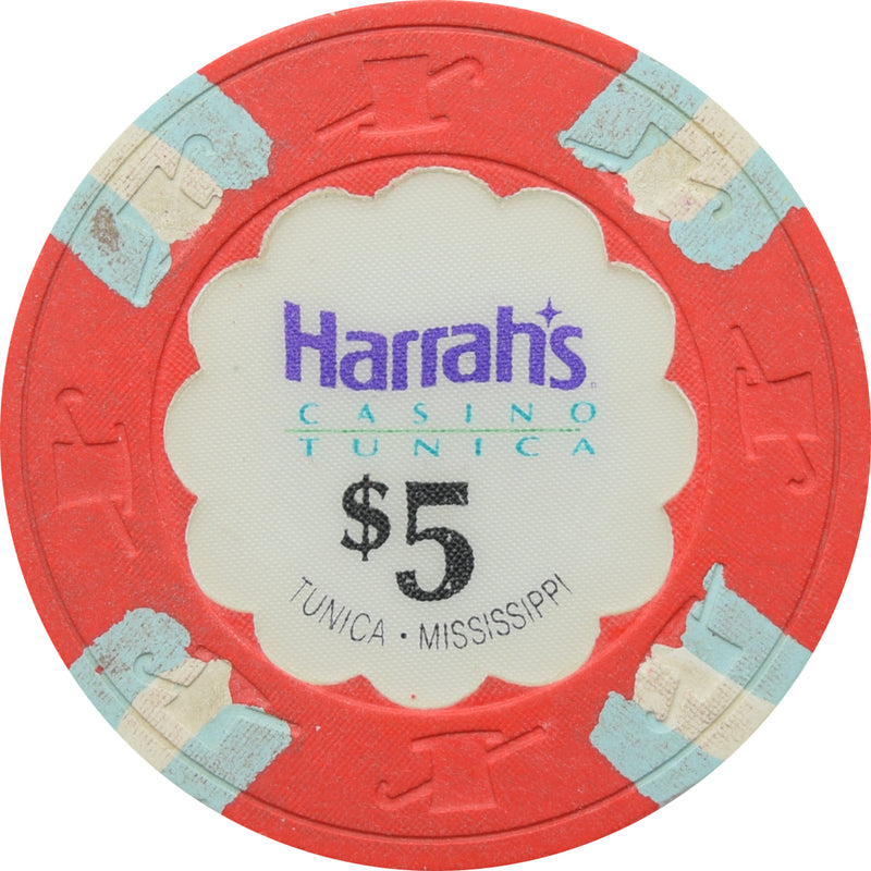 Harrah's Casino Tunica Mississippi $5 Chip