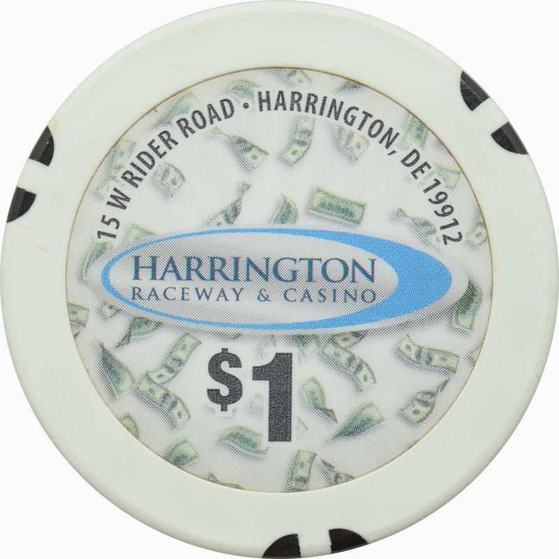 Harrington Raceway & Casino Harrington Delaware $1 Chip