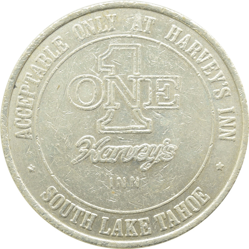 Harvey's Casino Lake Tahoe NV $1 Token 1979